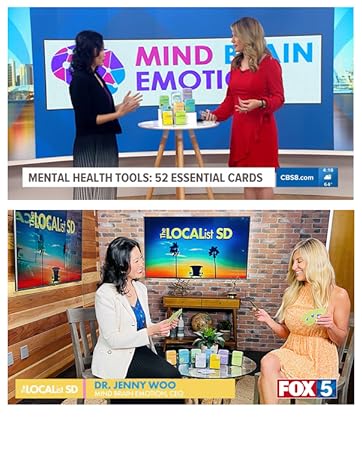 as seen featured on TV cbs fox channels with dr jenny woo talks about mental health & conversations