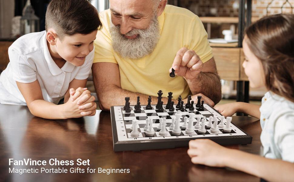 play magnetic chess set