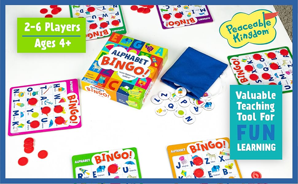 Valuable Teaching Tool for Fun Learning! 2-6 Players, Ages 4+