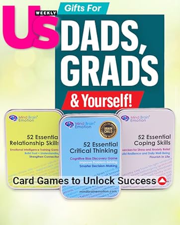 As seen on Us Weekly Gifts for Dads and Grads & Yourself Card Games to Unlock Success Gift Guide