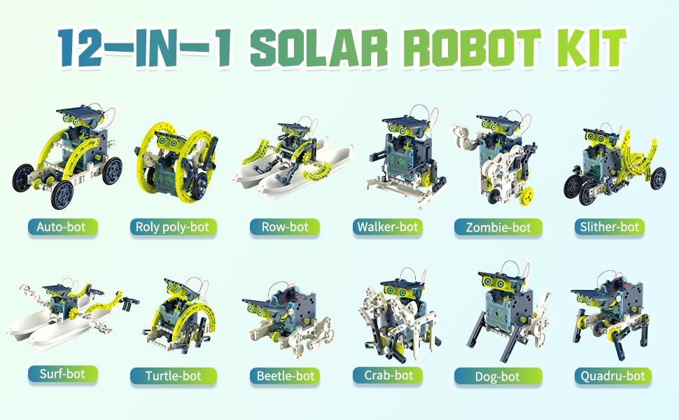 Solar robot kit