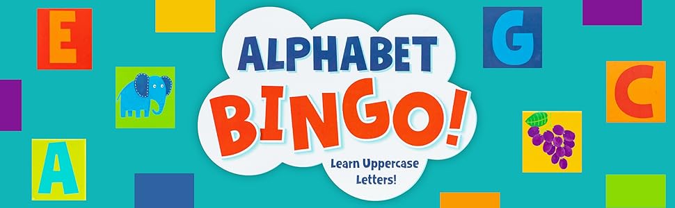 Alphabet Bingo! Learn Uppercase Letters!